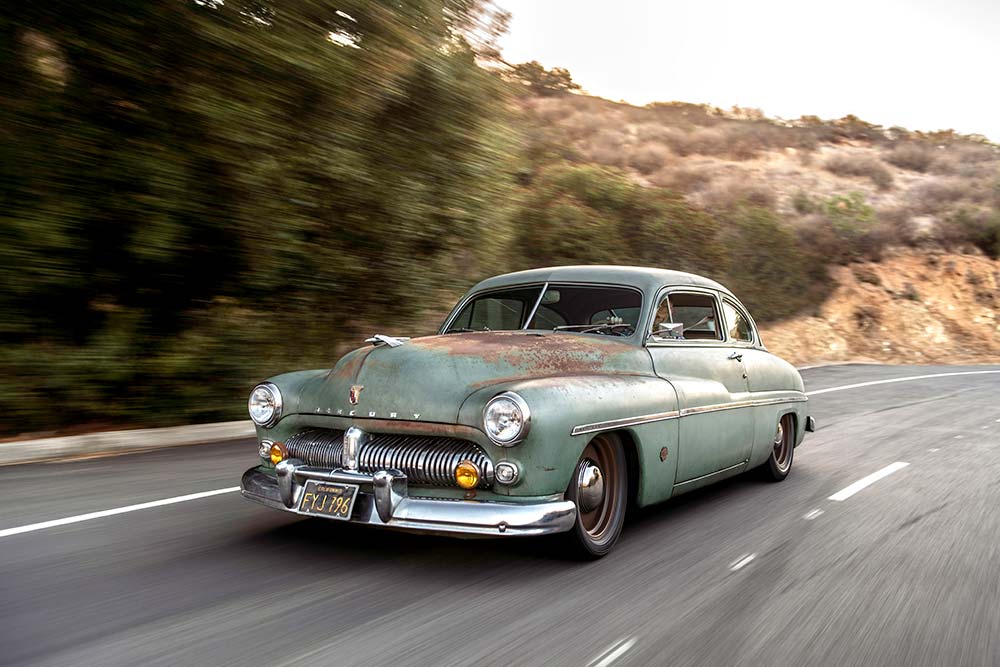 Jay Leno drives Jonathan Ward's Icon Derelict