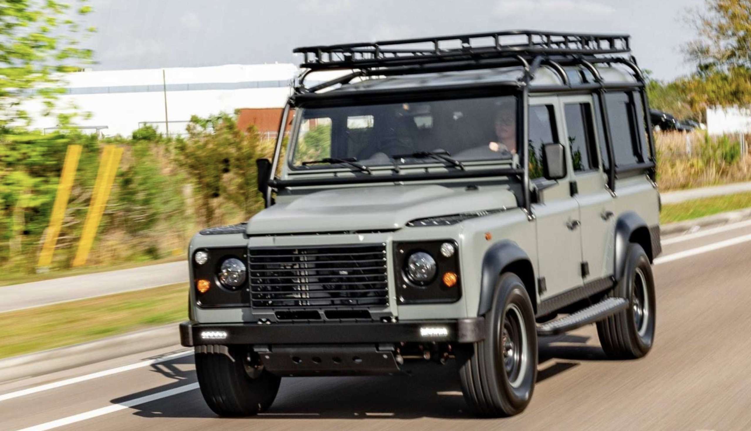 The Land Rover Defender with the Heart of a Tesla